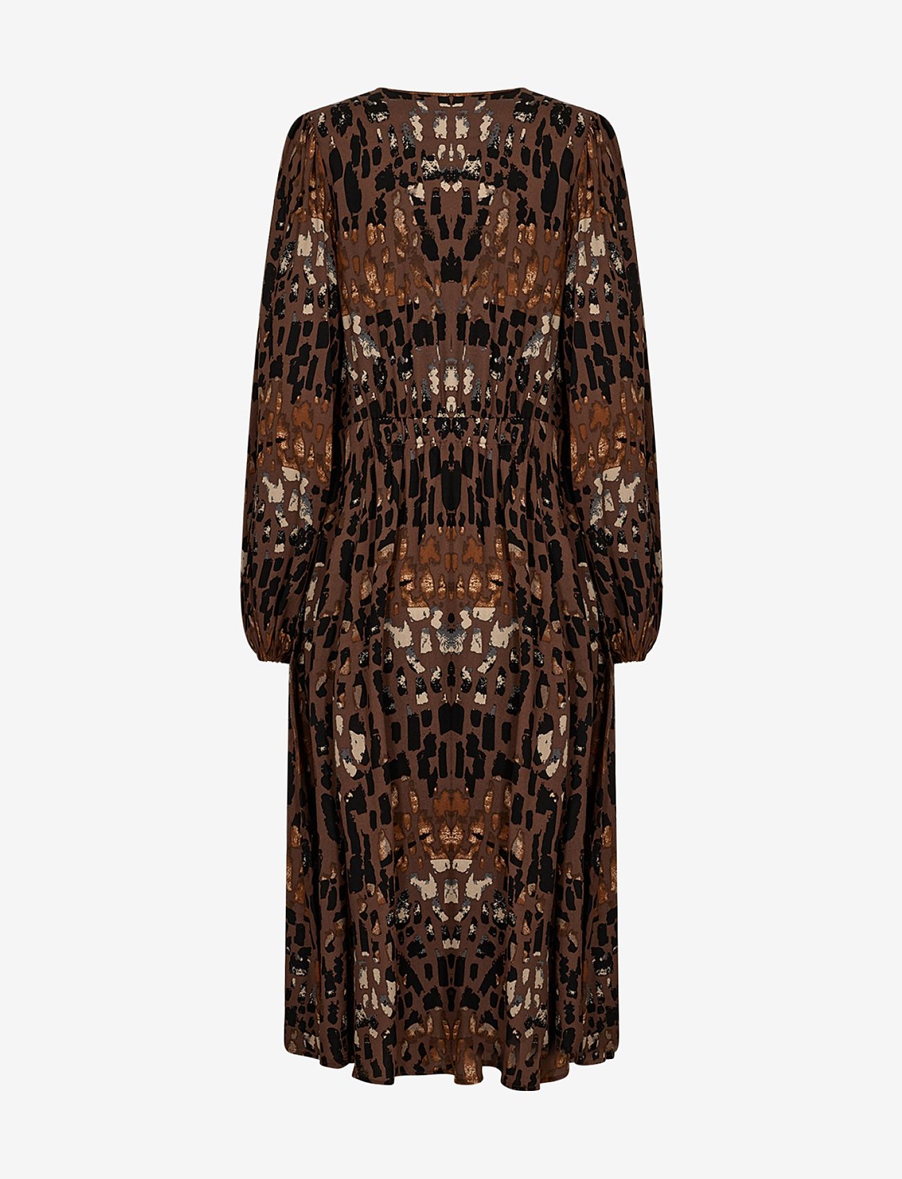 Soyaconcept - SC-IMA - midi kjoler - brown combi - 1