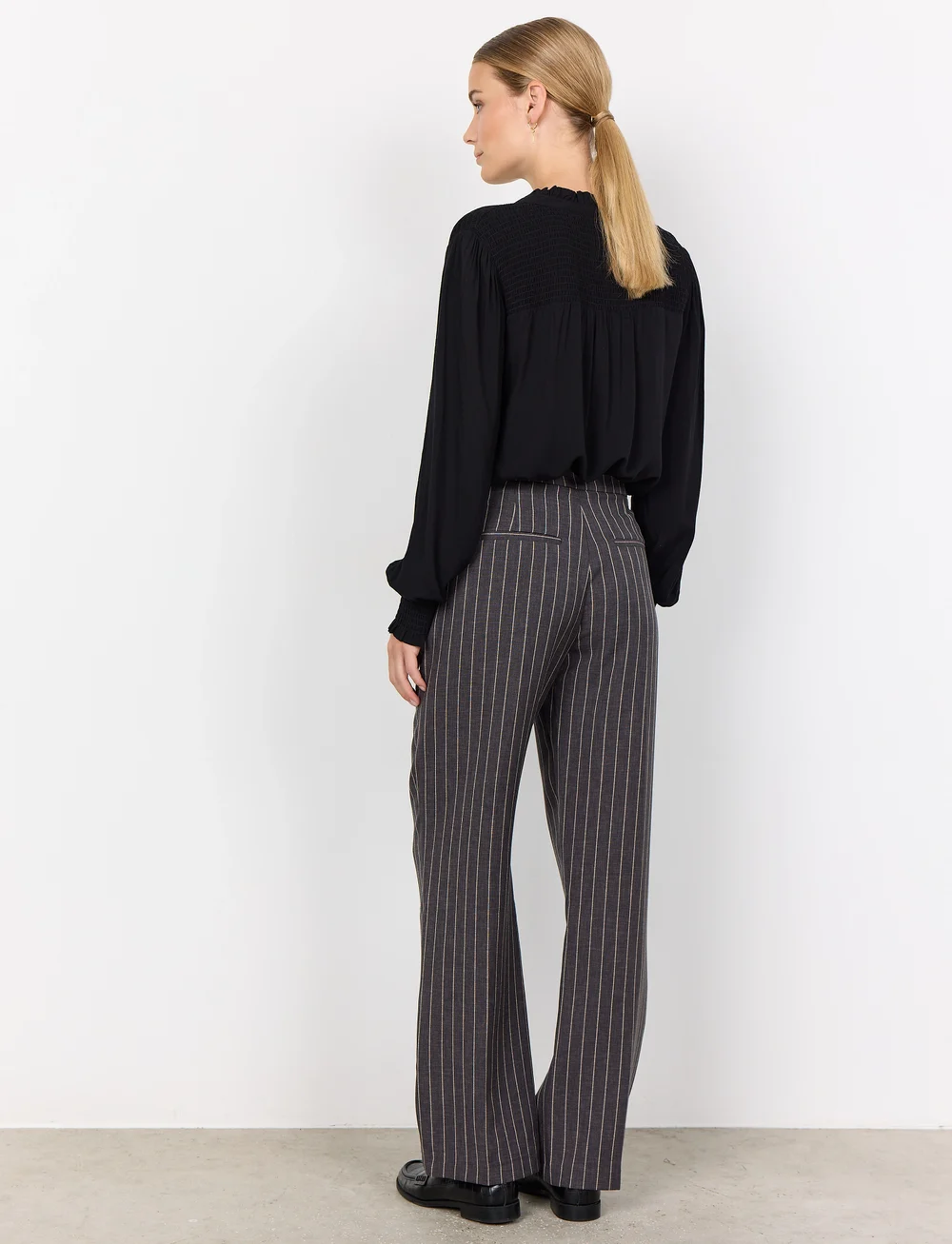 Soyaconcept - SC-RADIA - långärmade blusar - black - 3