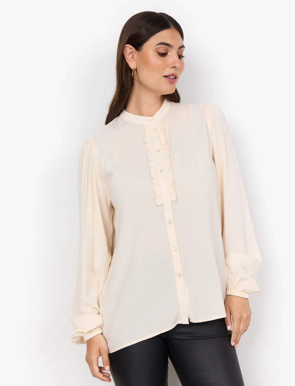 Soyaconcept - SC-RADIA - pikkade varrukatega särgid - cream - 0