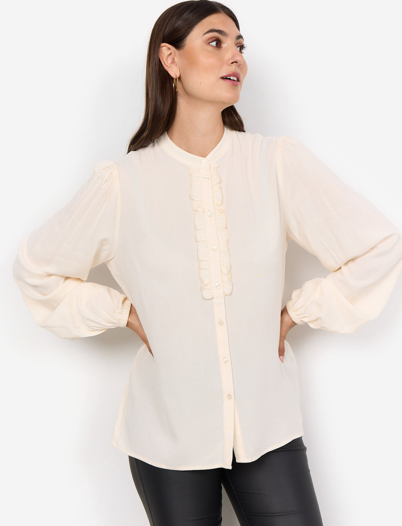 Soyaconcept - SC-RADIA - langärmlige hemden - cream - 4