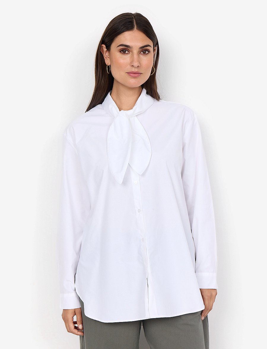 Soyaconcept - SC-NETTI - långärmade skjortor - white - 0