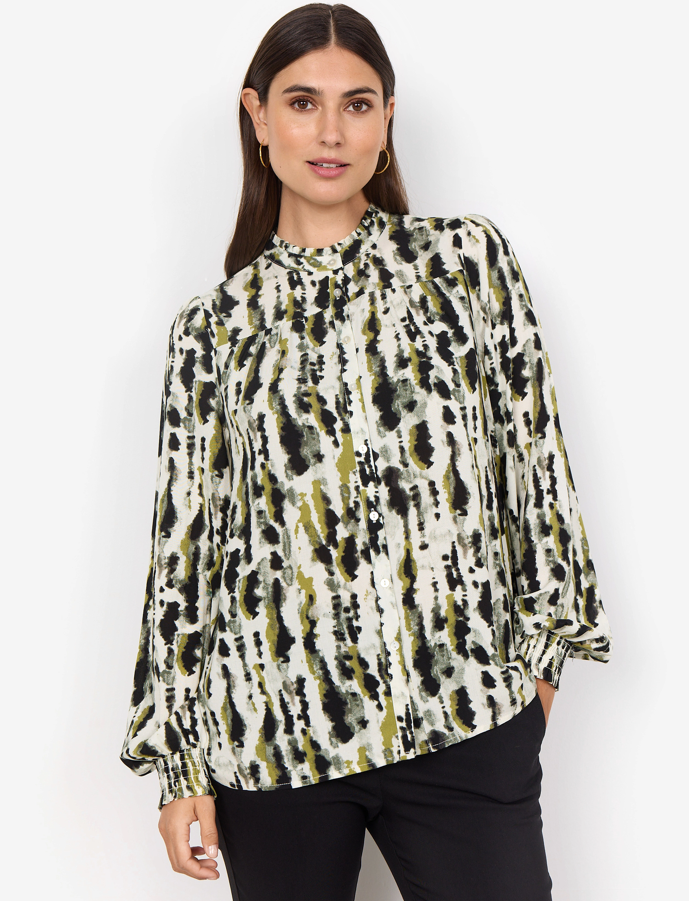 Soyaconcept SC-OJITA - Skjorter - MINERAL GREEN COMBI / green