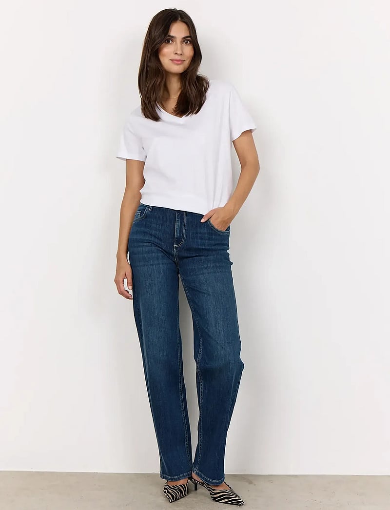 Soyaconcept - SC-KIMBERLY - straight jeans - 2494 dark blue denim - 0