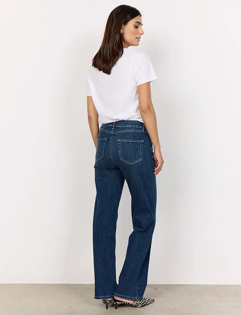 Soyaconcept - SC-KIMBERLY - straight jeans - 2494 dark blue denim - 3