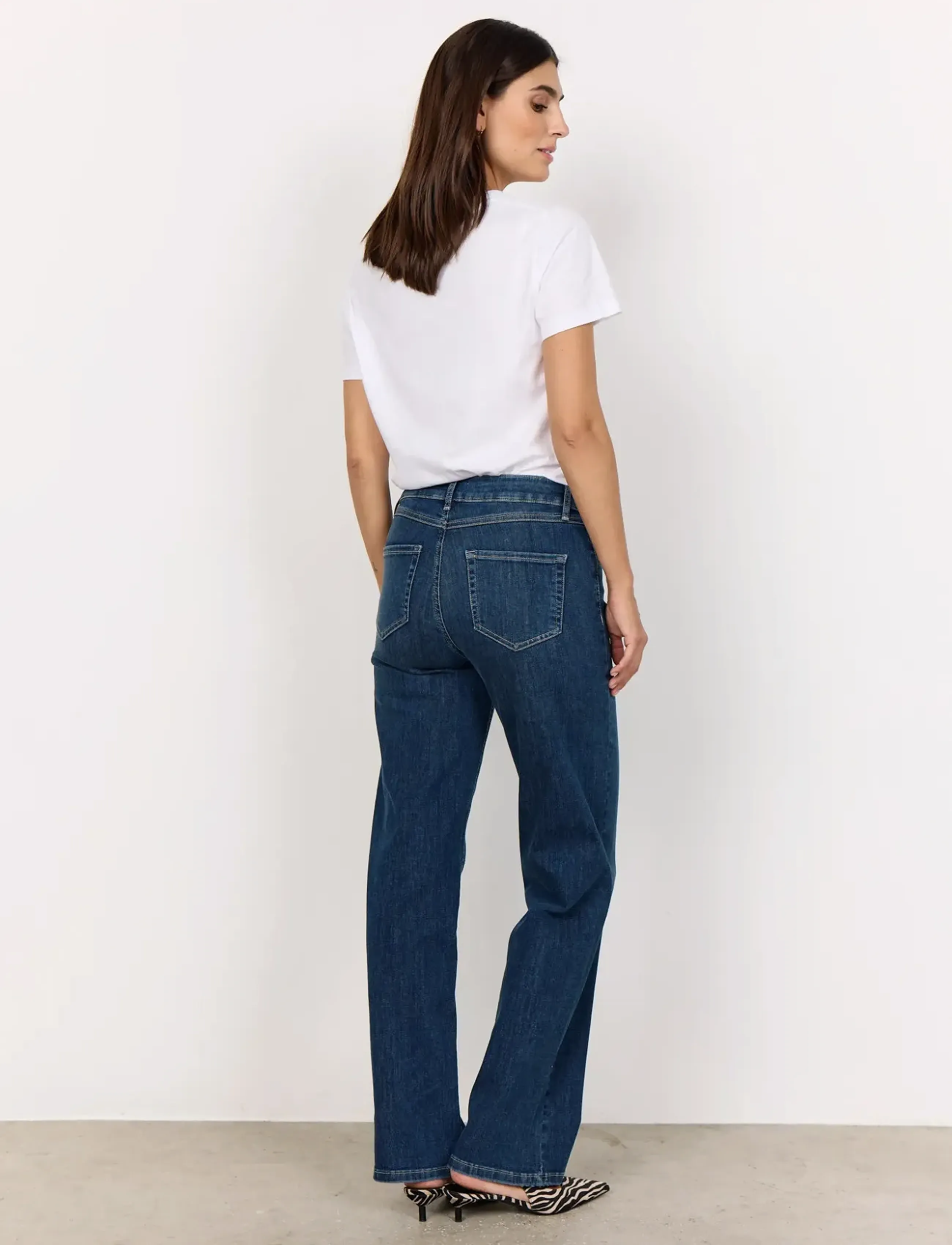 Soyaconcept - SC-KIMBERLY - sirge säärega teksad - 2494 dark blue denim - 3