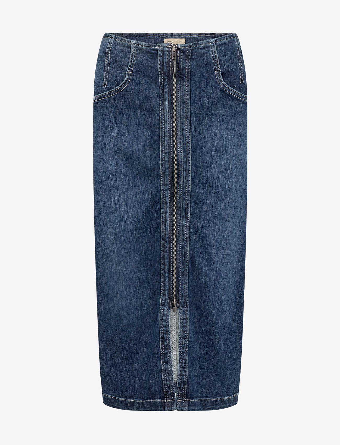 Soyaconcept - SC-KIMBERLY - denim skirts - dark blue denim - 0