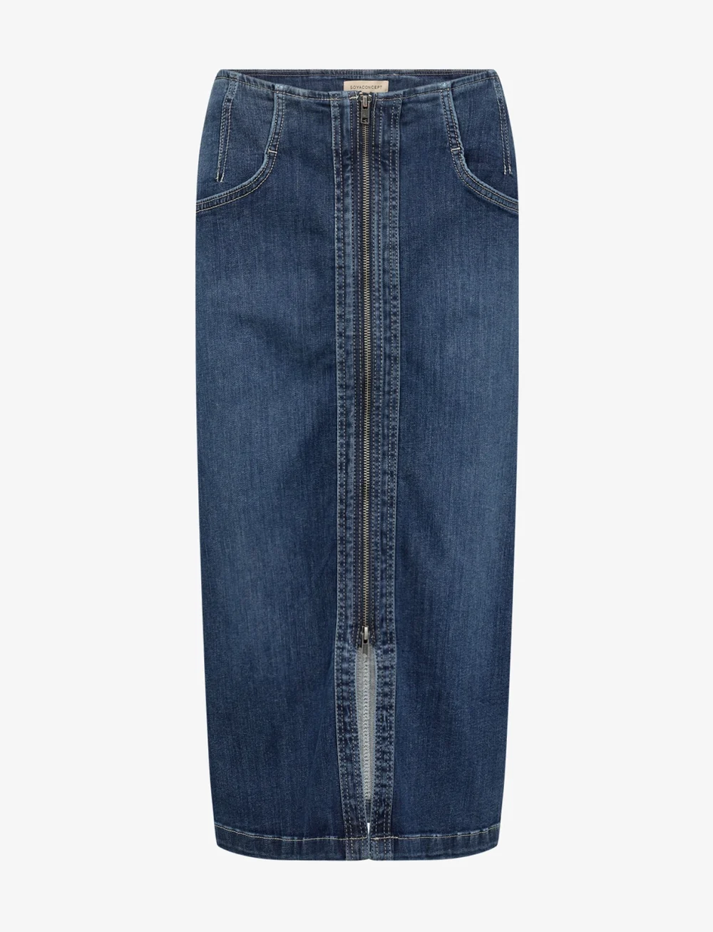 Soyaconcept - SC-KIMBERLY - denimnederdele - dark blue denim - 0