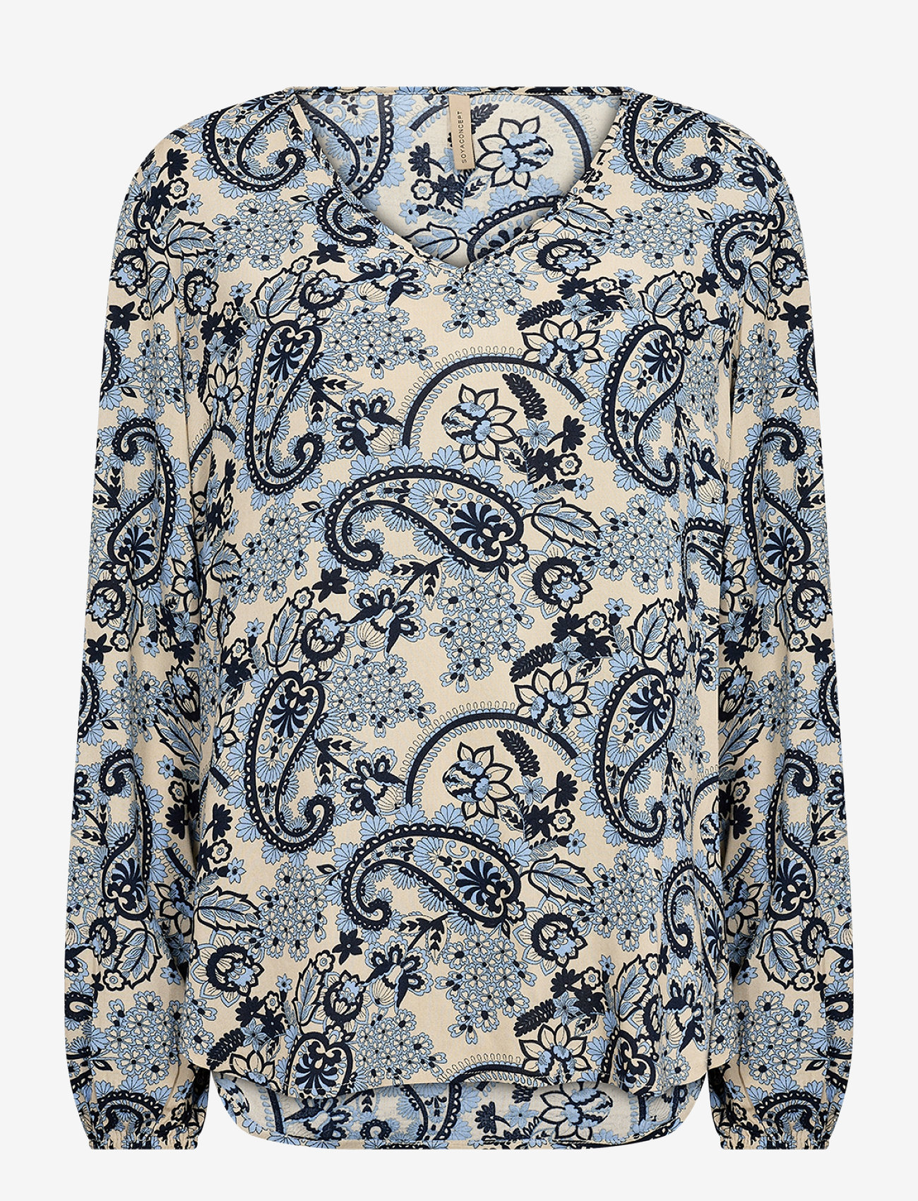 Soyaconcept - SC-OCEANA - pikkade varrukatega pluusid - air blue combi - 1