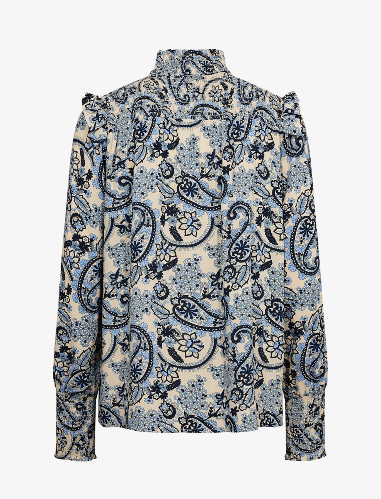 Soyaconcept - SC-OCEANA - langermede bluser - air blue combi - 1