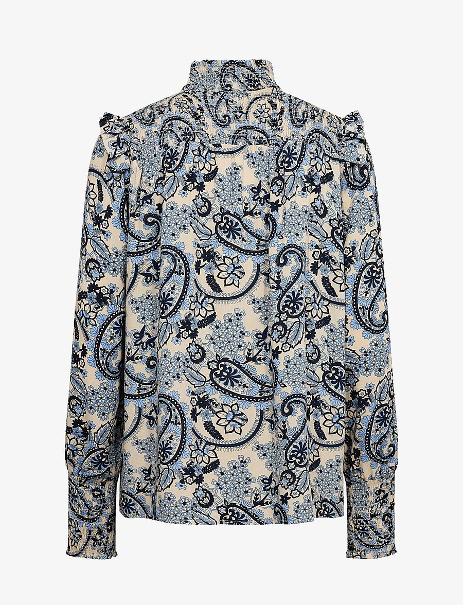 Soyaconcept - SC-OCEANA - langärmelige blusen - air blue combi - 1