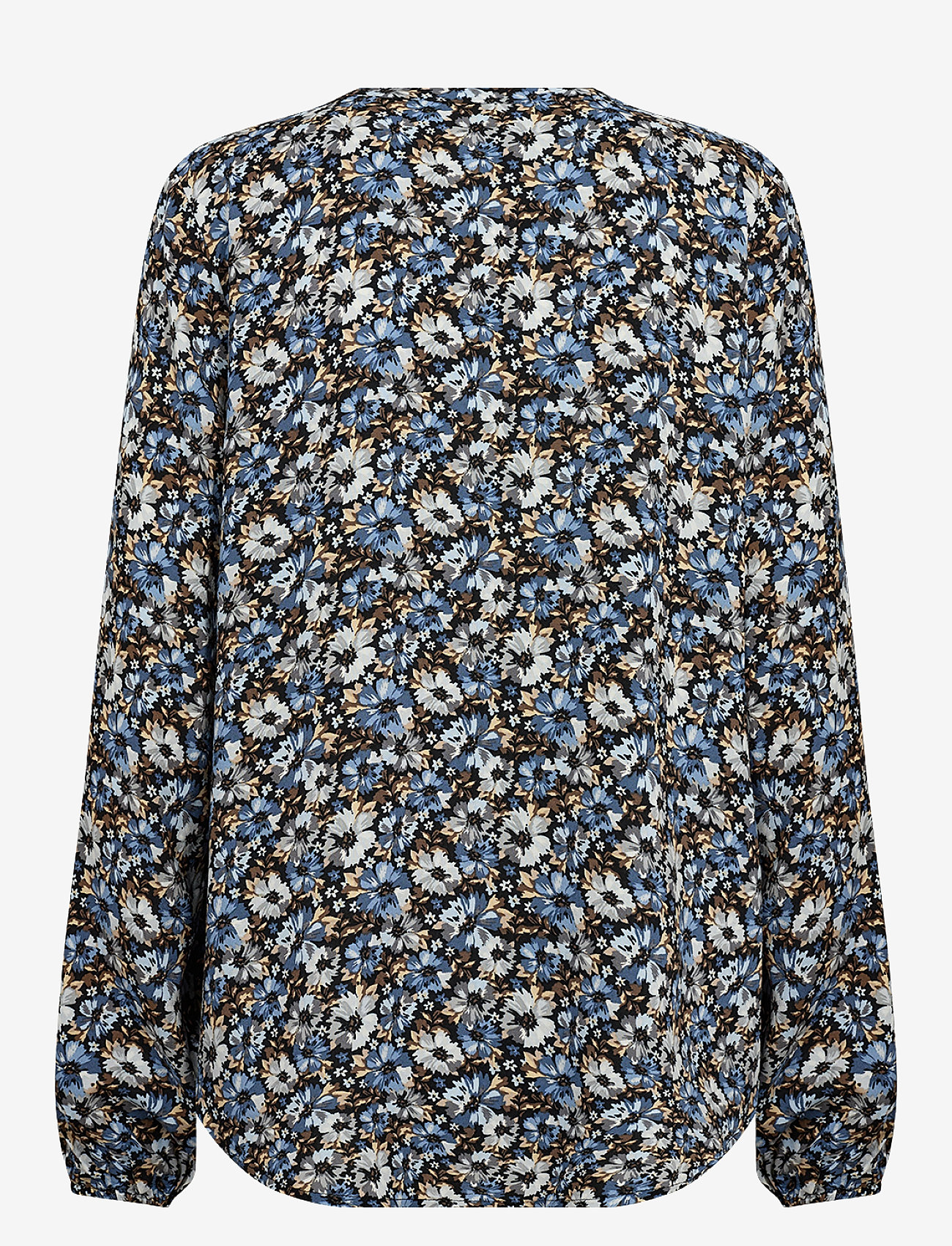 Soyaconcept - SC-OLIN - langärmlige blusen - air blue combi - 1