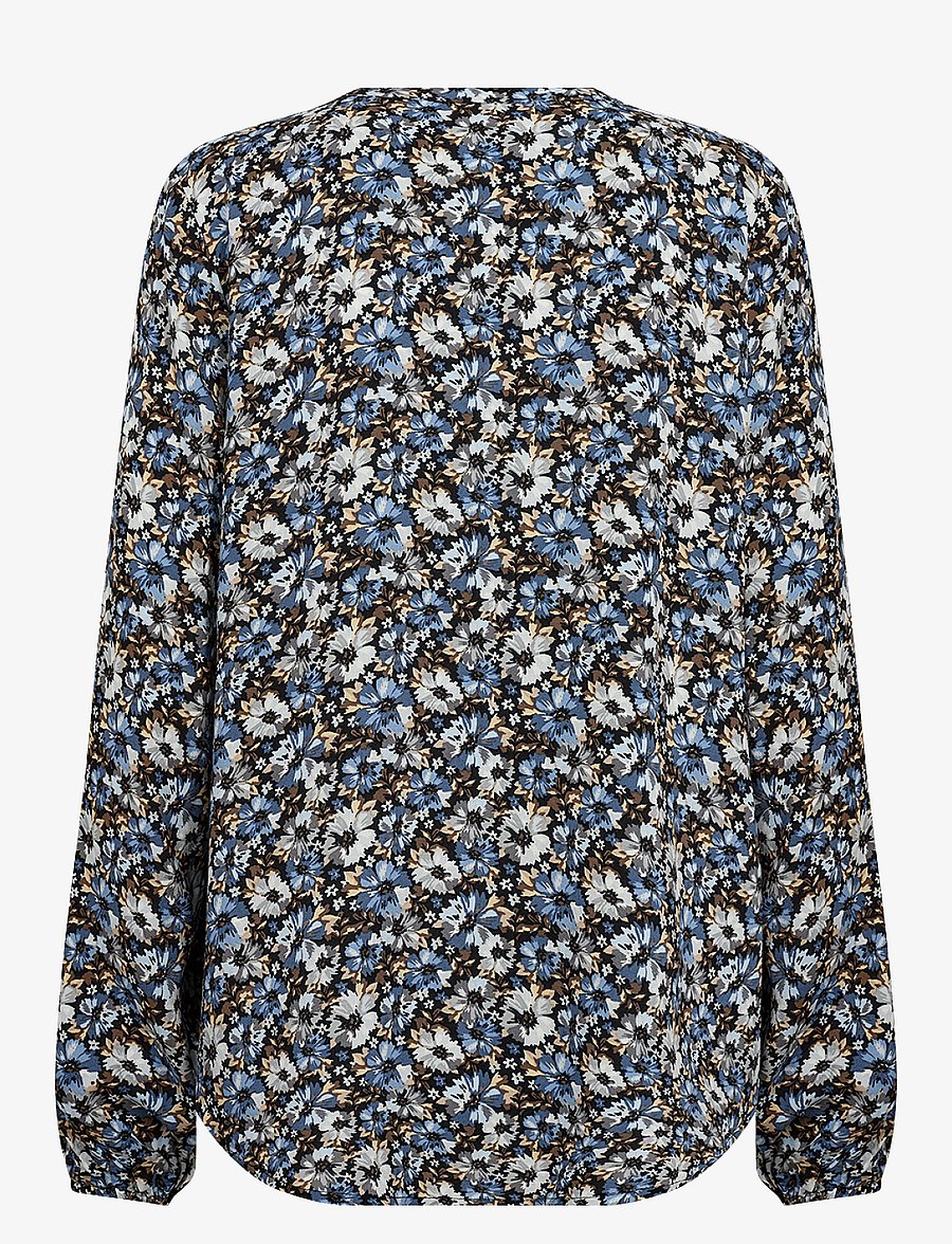 Soyaconcept - SC-OLIN - langärmelige blusen - air blue combi - 2