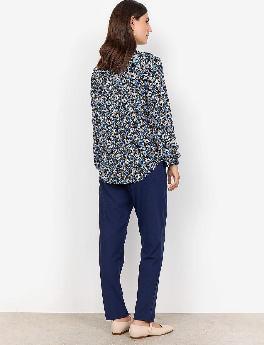 Soyaconcept - SC-OLIN - langärmelige blusen - air blue combi - 3