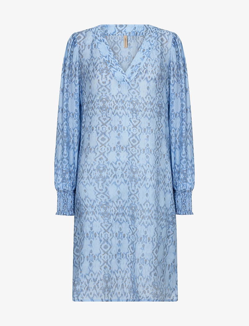 Soyaconcept - SC-OSWIN - sommarklänningar - air blue combi - 1