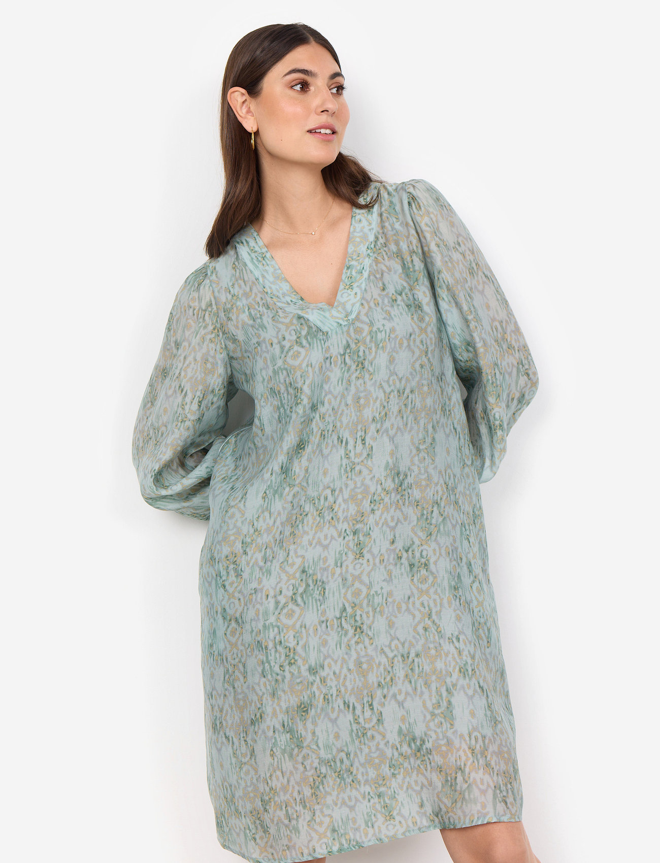 Soyaconcept - SC-OSWIN - sommerkleider - mineral green combi - 4