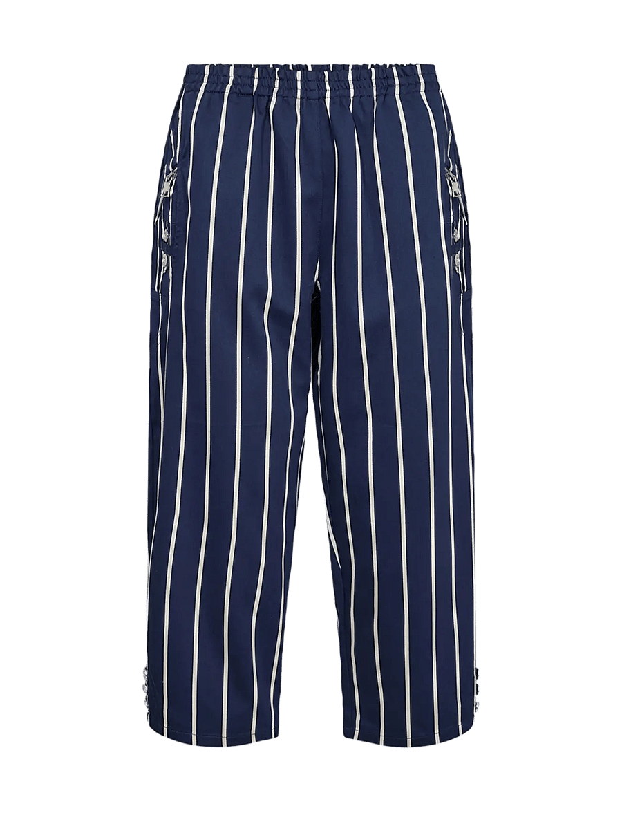 Soyaconcept - SC-AKILA STRIPE - hose mit geradem bein - blue iris combi - 0