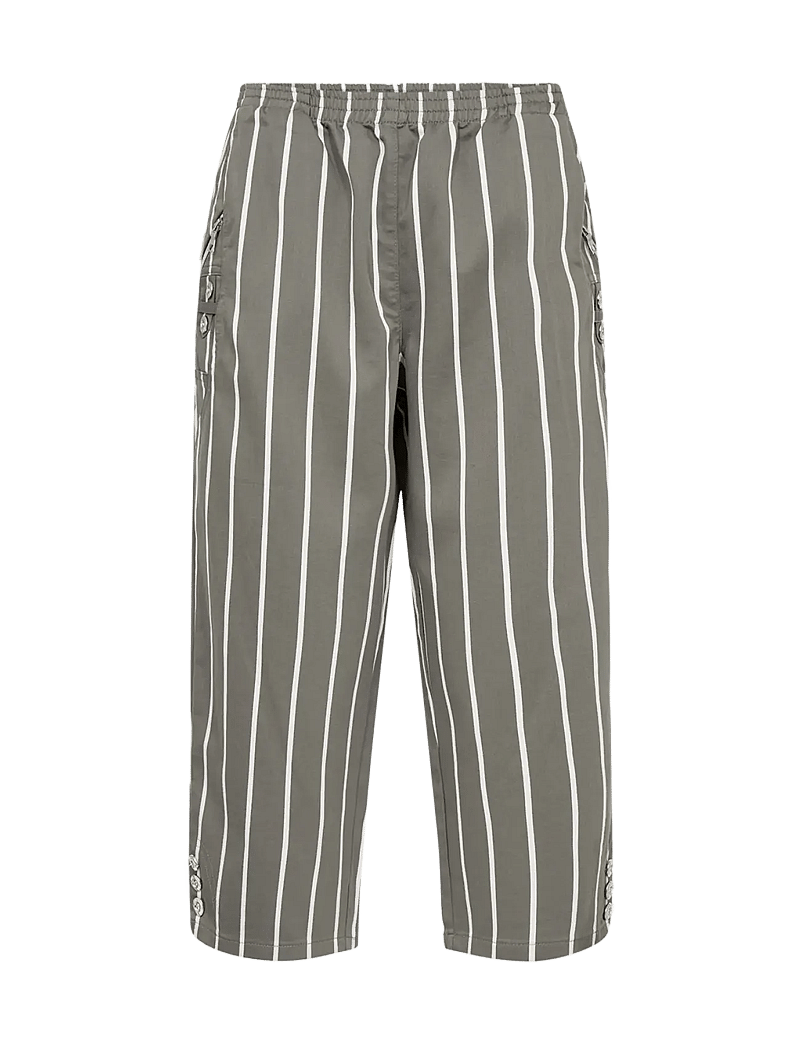 Soyaconcept - SC-AKILA STRIPE - raka byxor - misty combi - 0