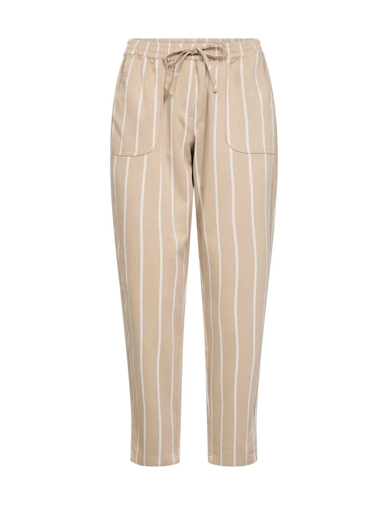 Soyaconcept Sc-Akila Stripe, XS, Trousers, Beige - Joggers, Frauen