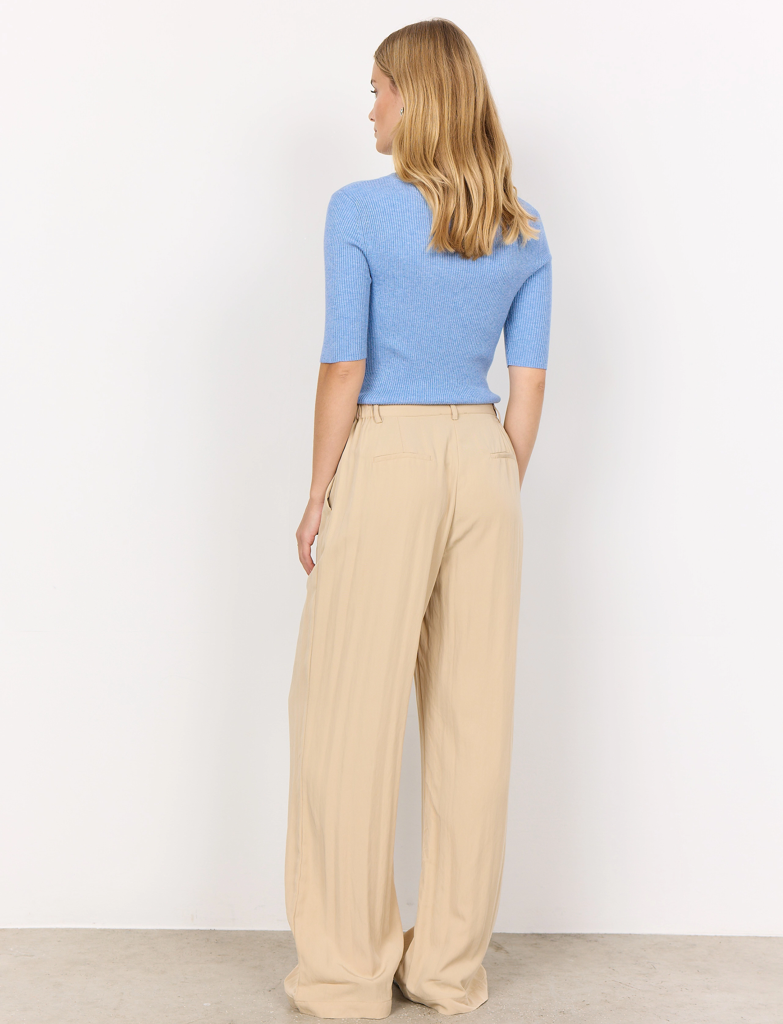 Soyaconcept - SC-PAIGE - wijde broeken - sand - 3