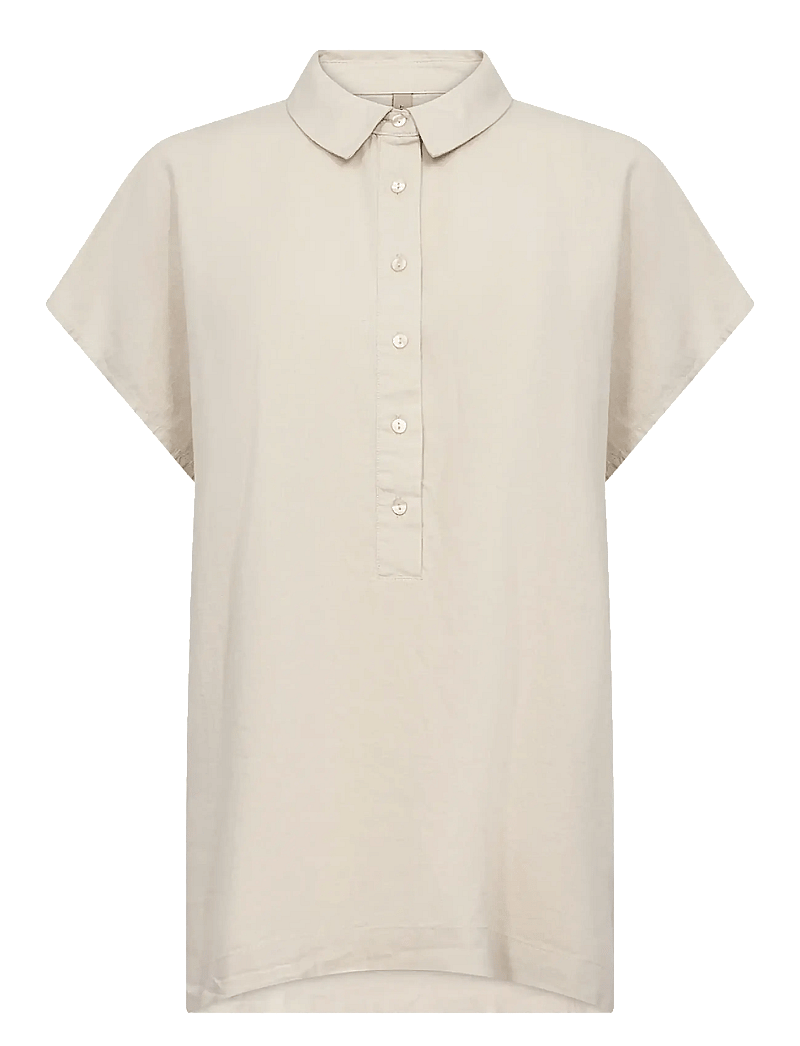 Soyaconcept - SC-INA - kortærmede bluser - sand - 1