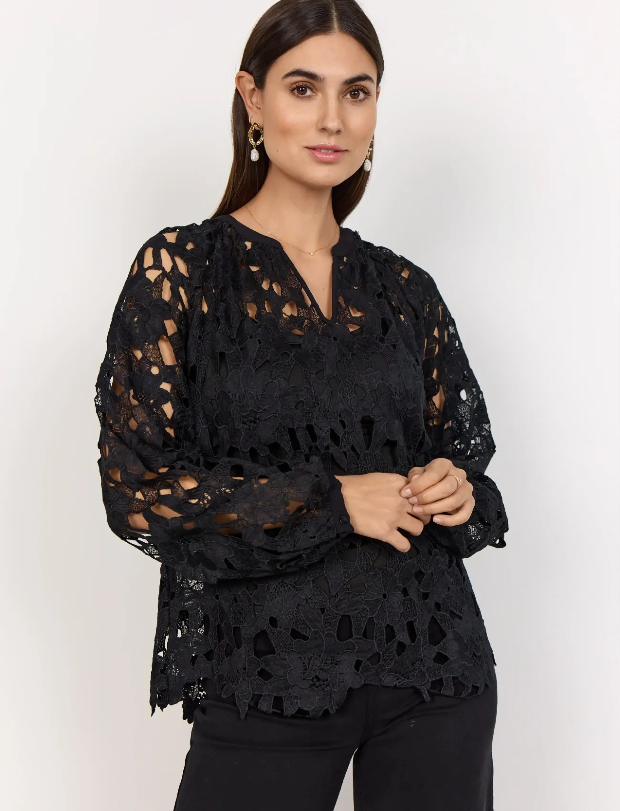 Soyaconcept SC-PAJA - Bluser - BLACK / black