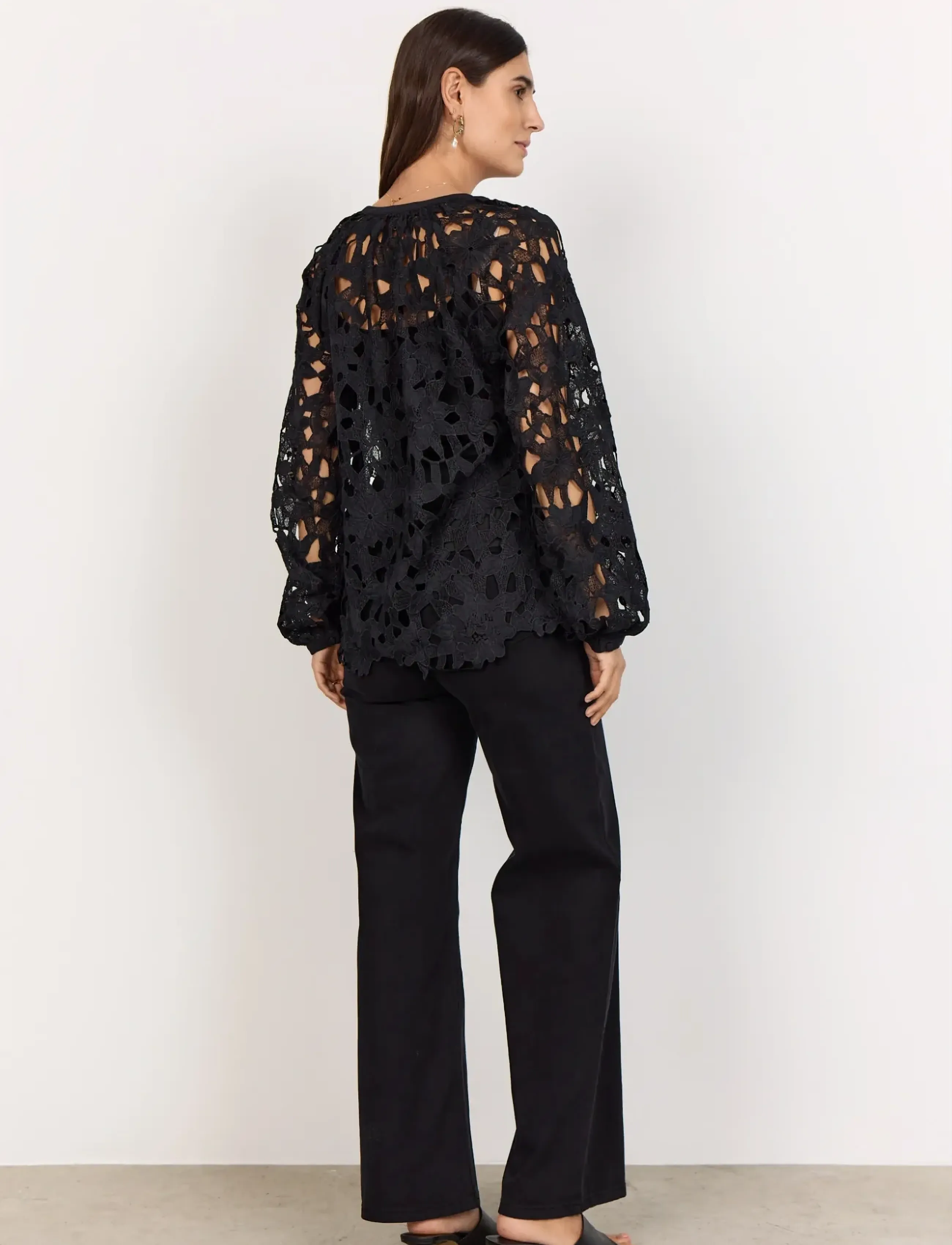 Soyaconcept - SC-PAJA - langärmlige blusen - black - 3