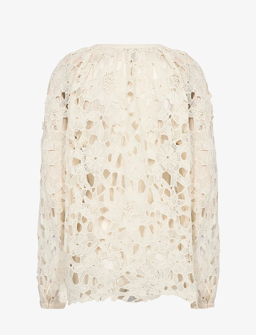 Soyaconcept - SC-PAJA - langärmelige blusen - cream - 2