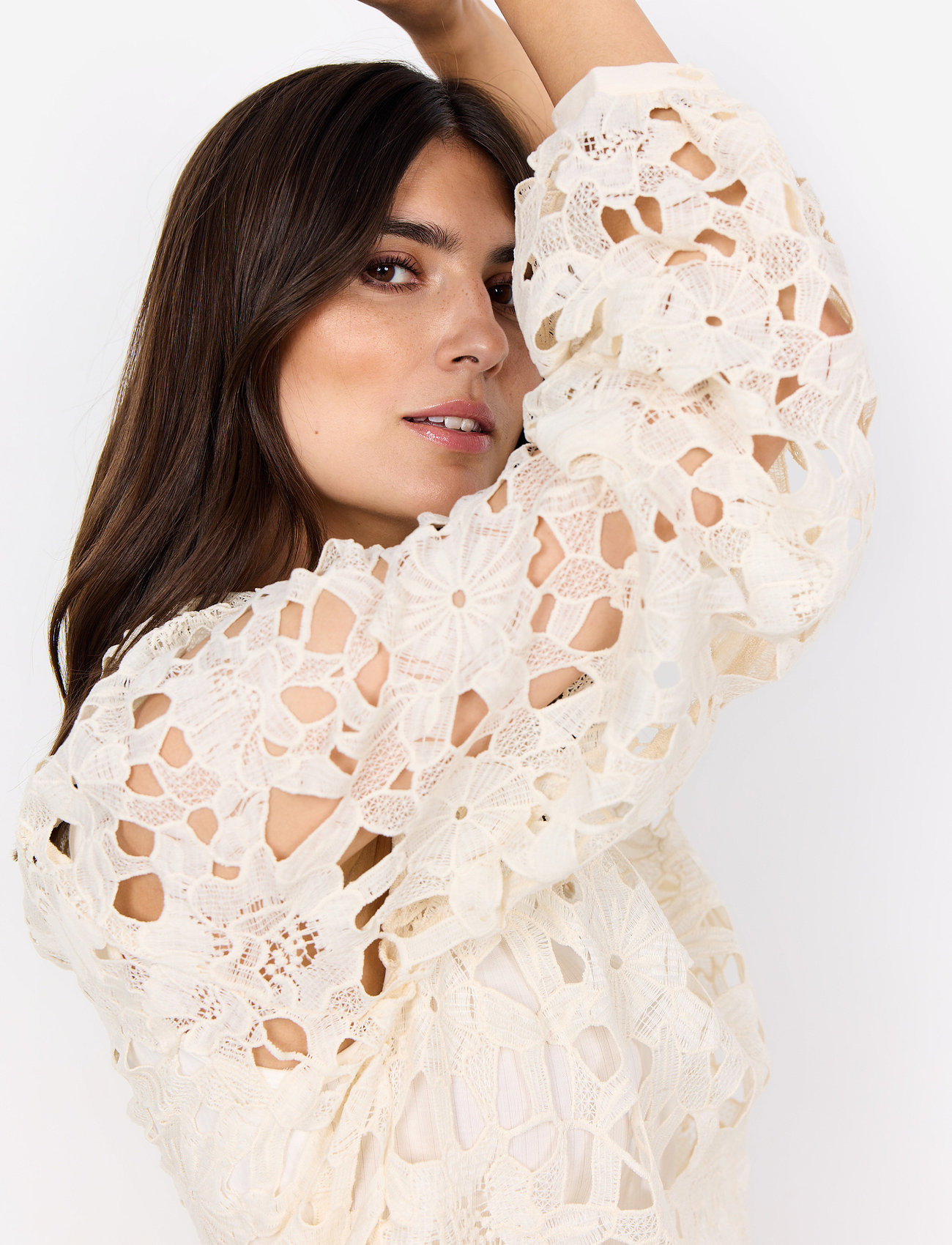 Soyaconcept - SC-PAJA - langärmlige blusen - cream - 4