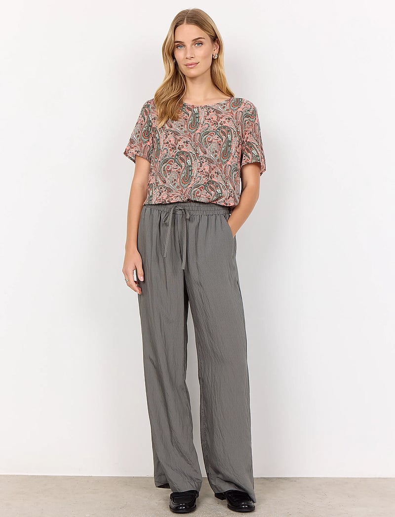 Soyaconcept - SC-POY - hosen mit weitem bein - misty combi - 0