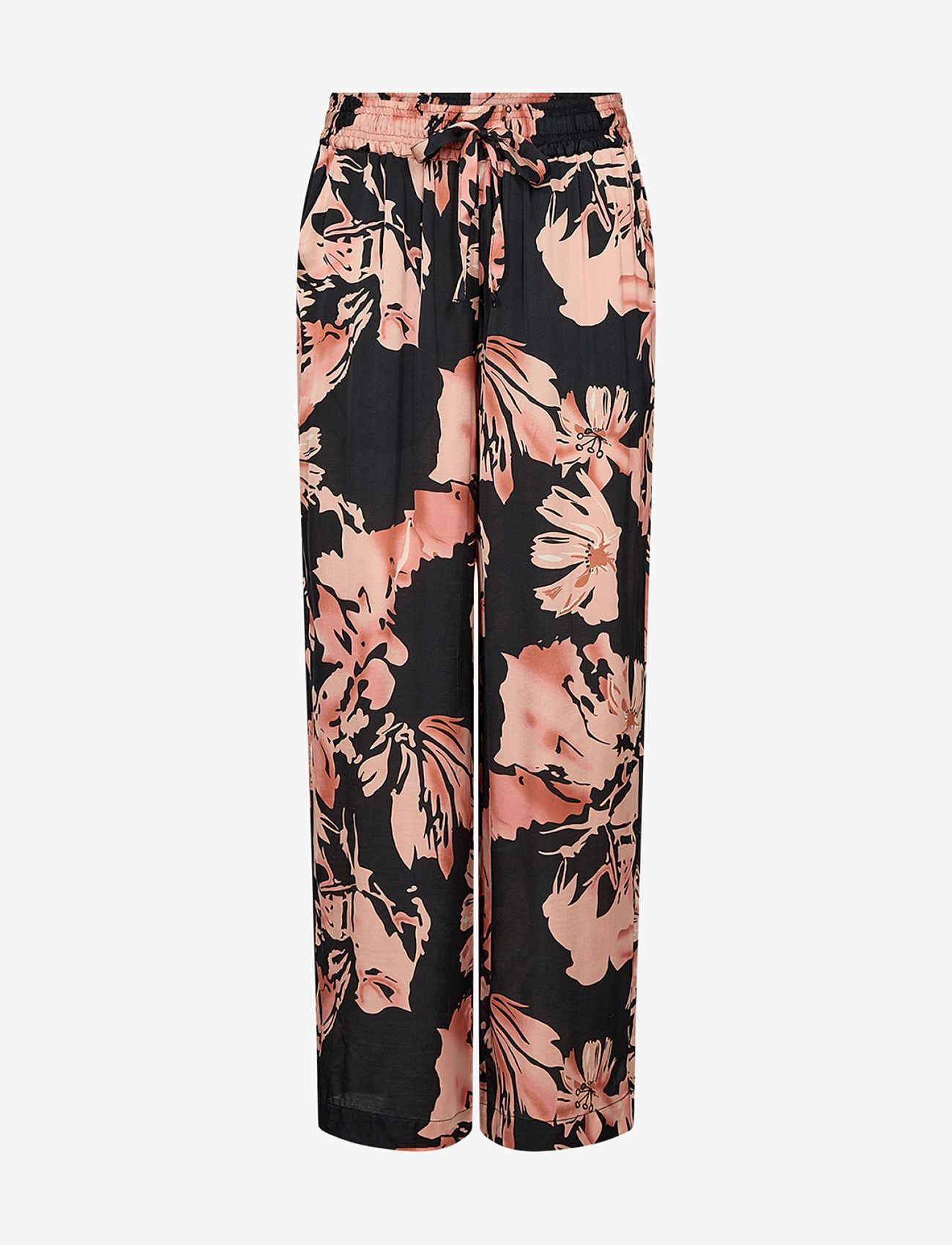 Soyaconcept - SC-PEACH - bukser med brede ben - peach combi - 0