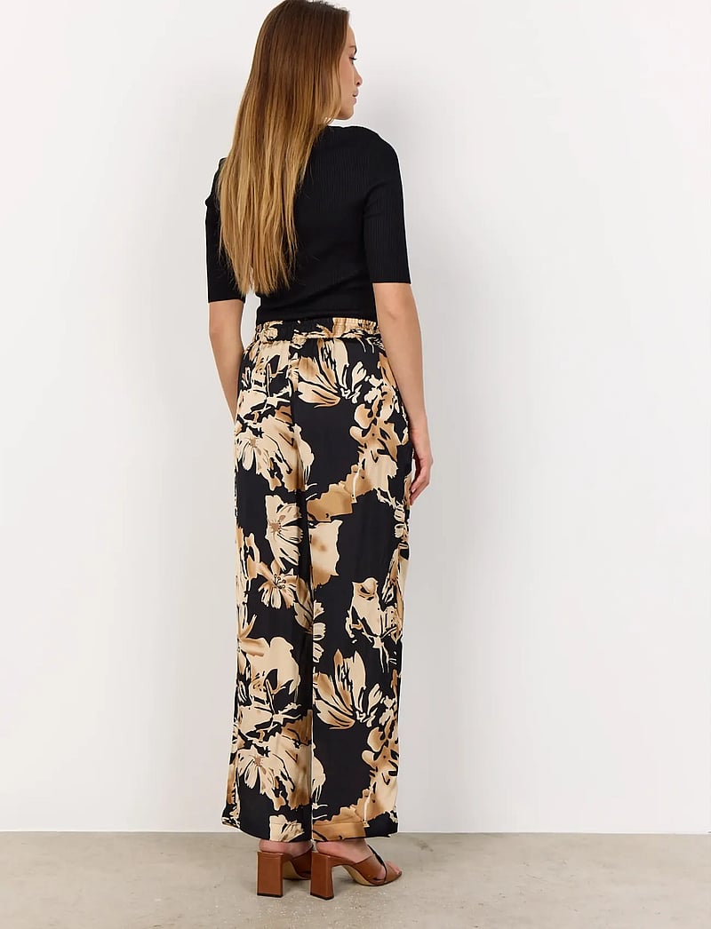 Soyaconcept - SC-PEACH - hosen mit weitem bein - sand combi - 3