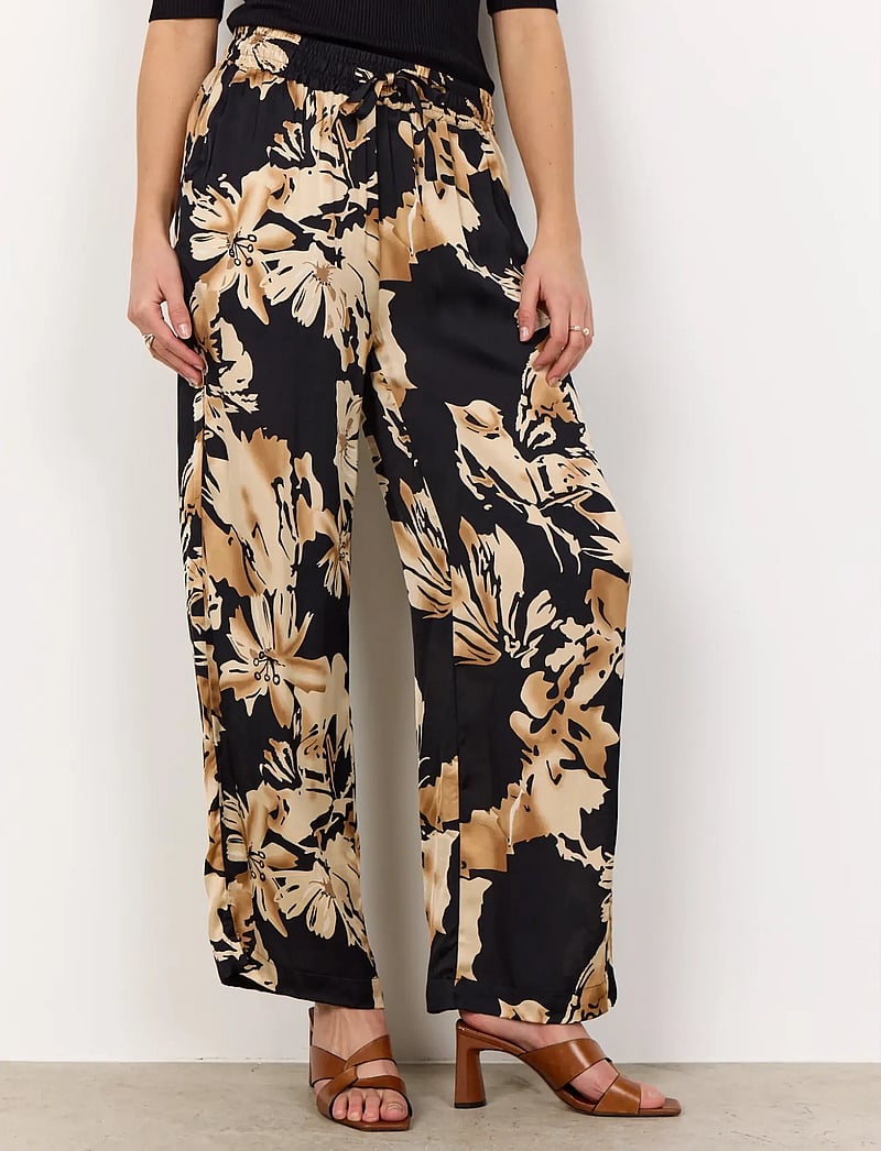 Soyaconcept - SC-PEACH - hosen mit weitem bein - sand combi - 4