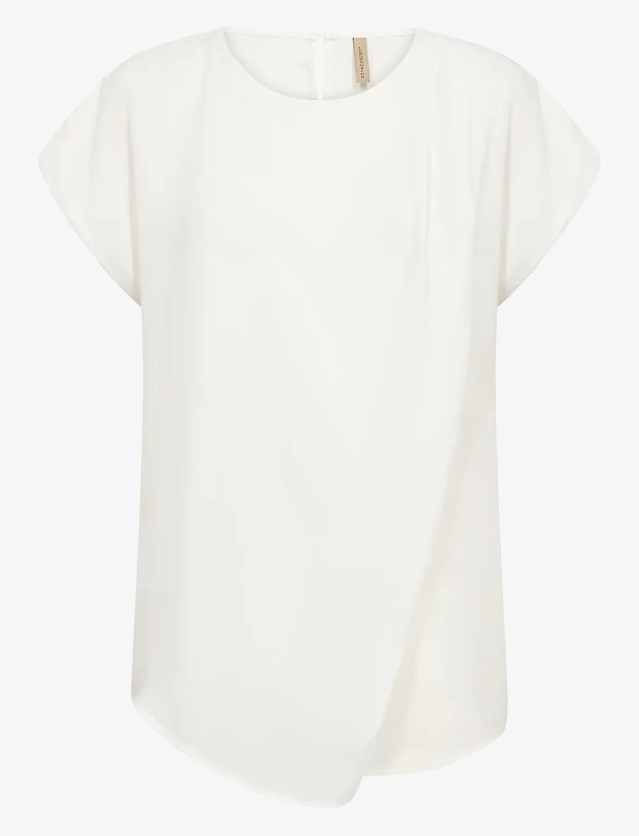 Soyaconcept - SC-CEMRE - kortærmede bluser - offwhite - 0