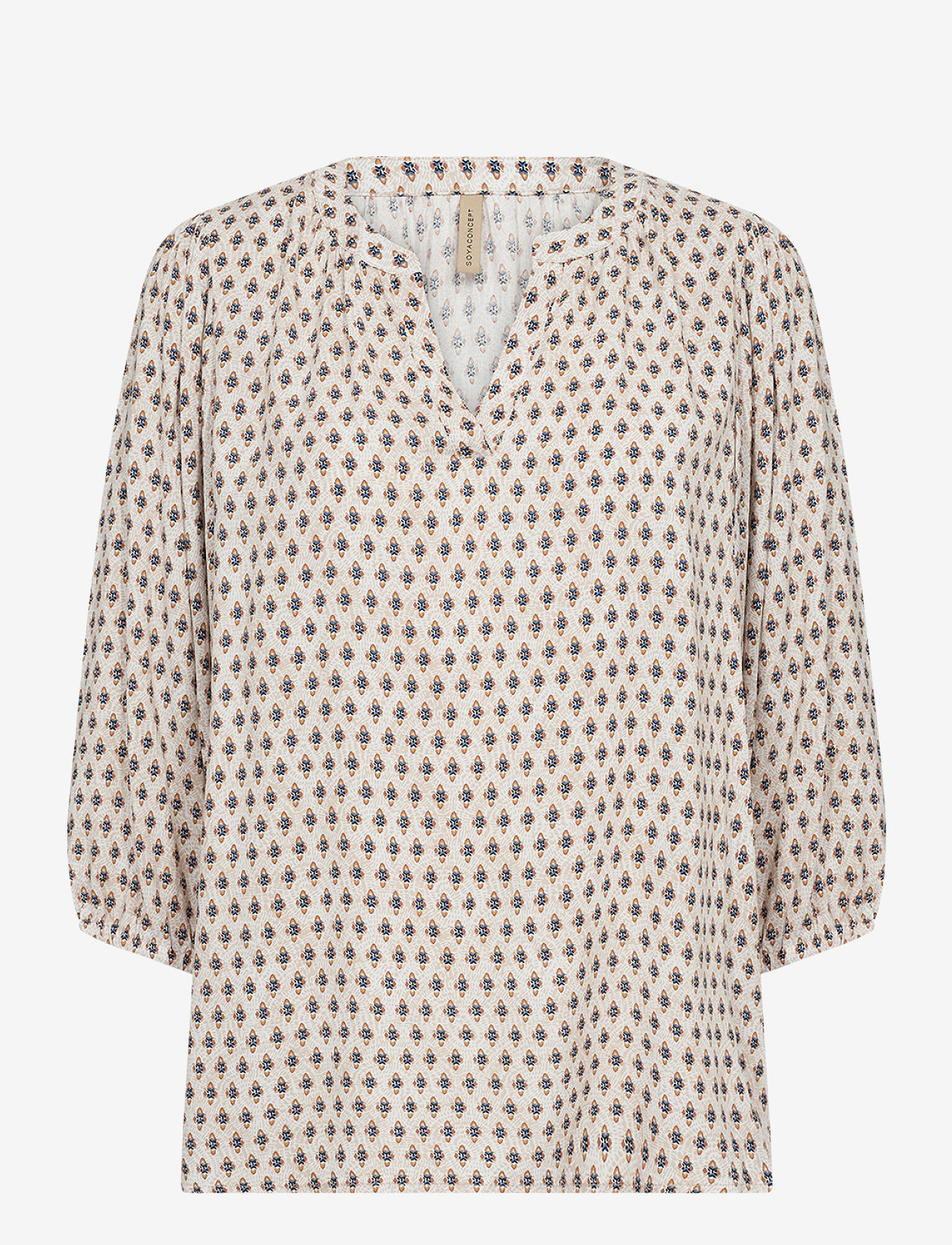 Soyaconcept - SC-PAKIZE - langärmlige blusen - air blue combi - 0