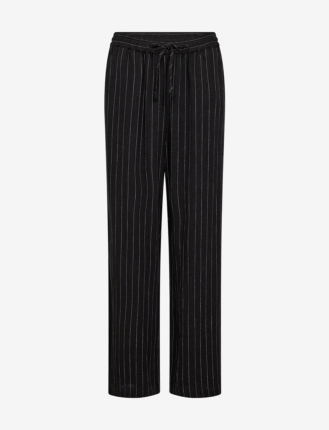 Soyaconcept - SC-POULA - leinenhosen - black combi - 1