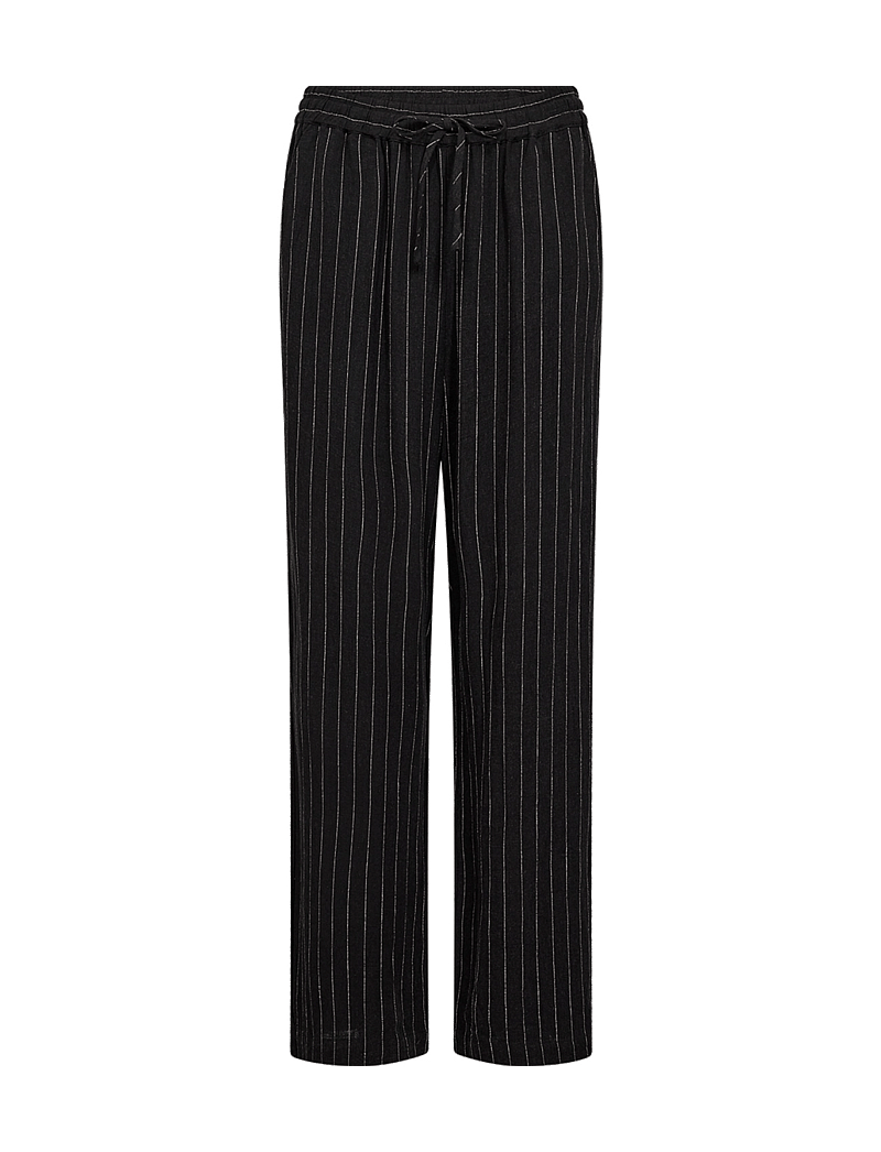 Soyaconcept - SC-POULA - leinenhosen - black combi - 1