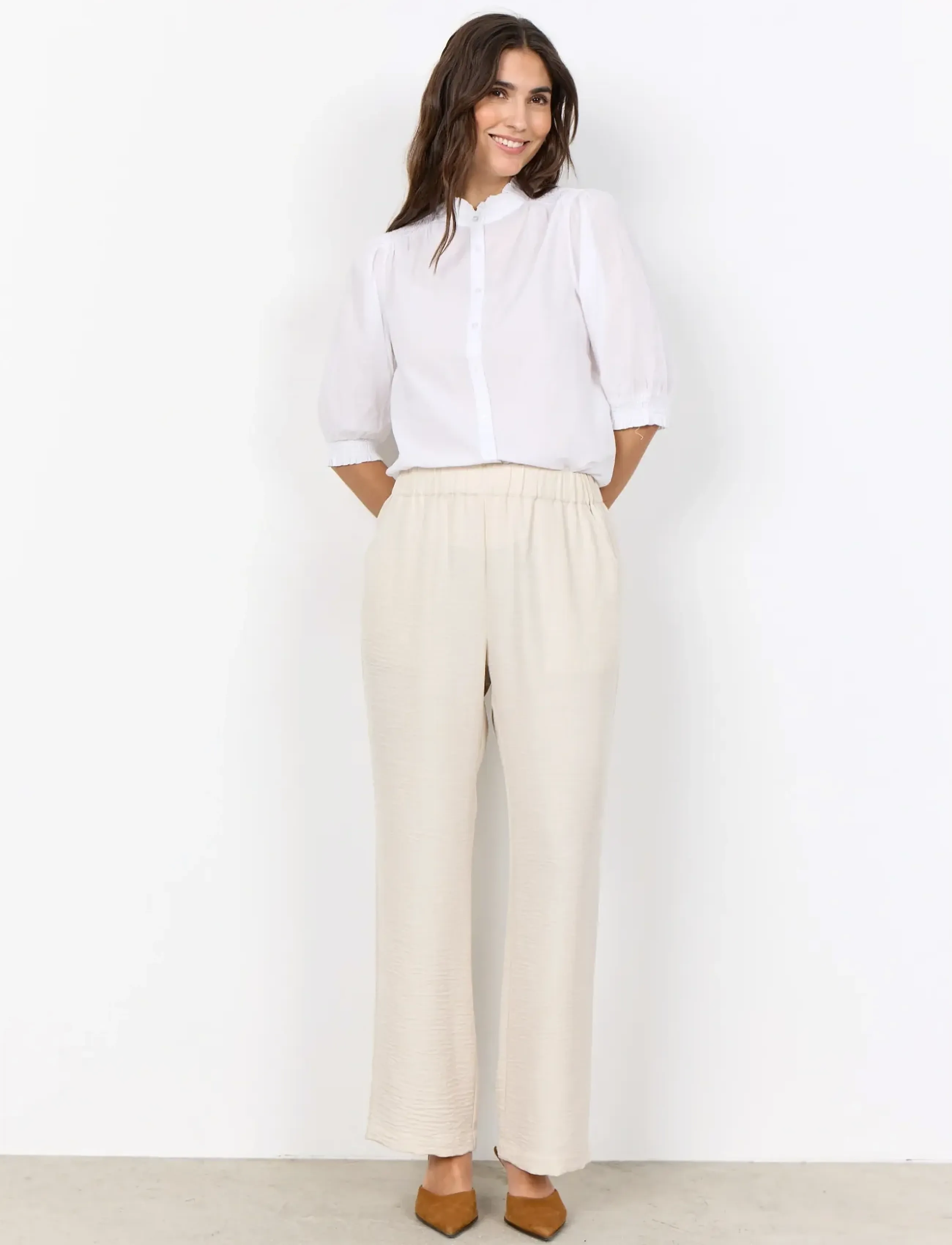 Soyaconcept - SC-CALISTE - short-sleeved shirts - 1000 white - 4