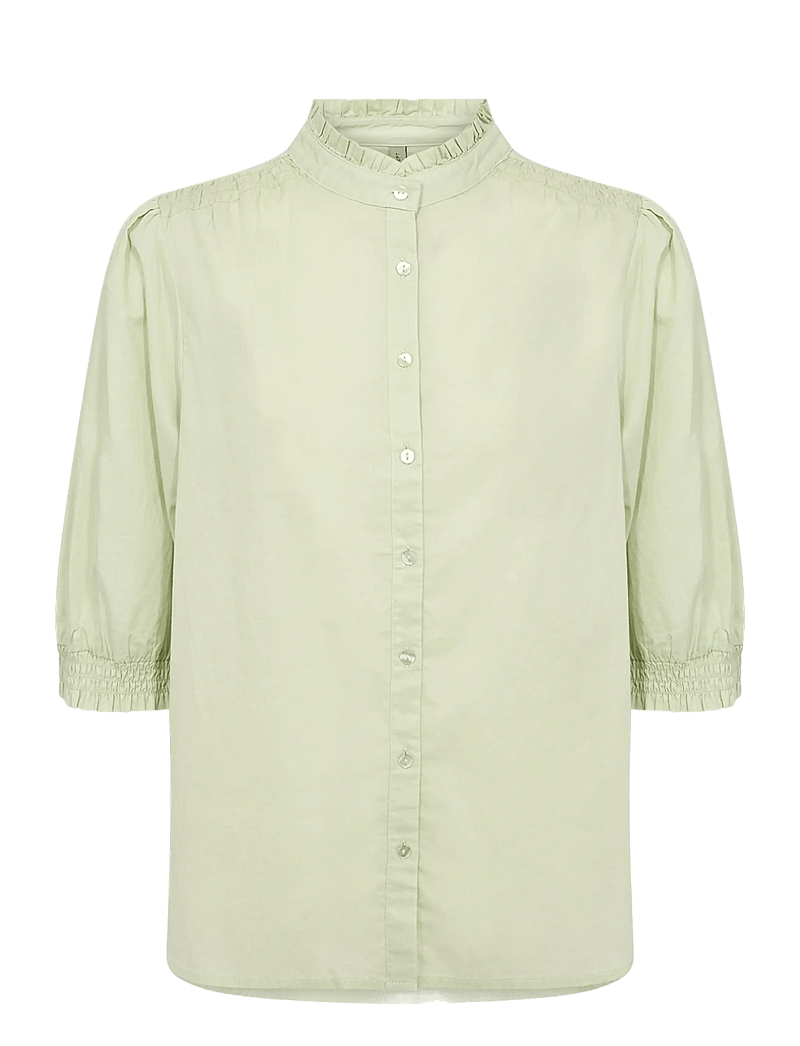 Soyaconcept - SC-CALISTE - kortärmade skjortor - 7100 bok choy - 1