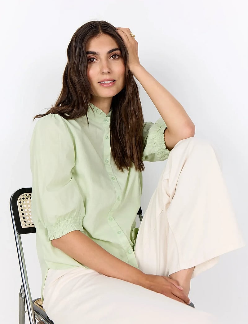 Soyaconcept - SC-CALISTE - lühikeste varrukatega särgid - 7100 bok choy - 0