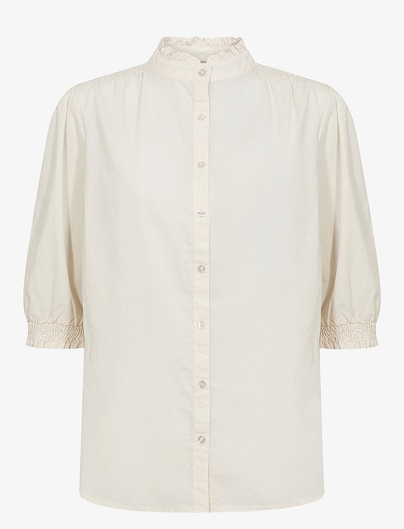 Soyaconcept - SC-CALISTE - short-sleeved shirts - cream - 0