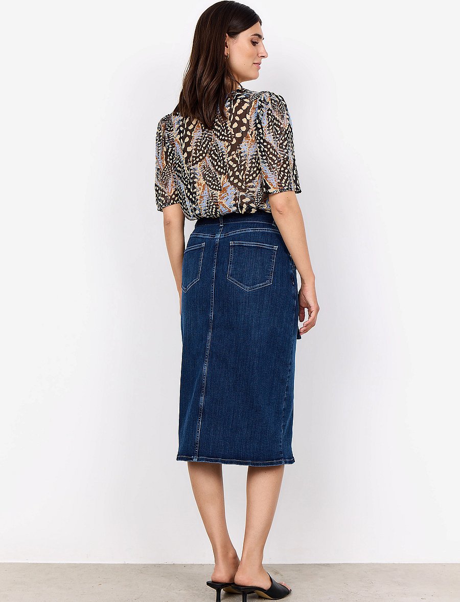 Soyaconcept - SC-KIMBERLY - jeanskjolar - dark blue denim - 3