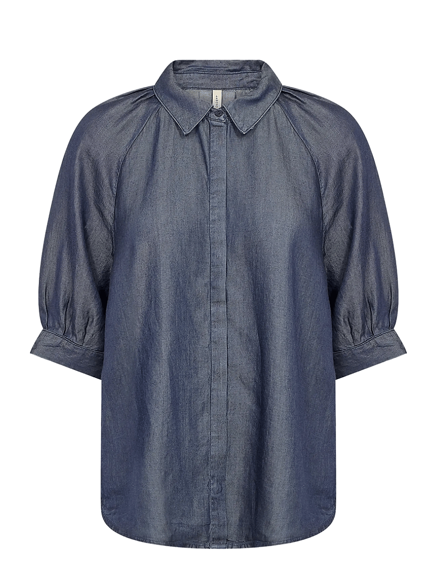 Soyaconcept - SC-LIV - jeanshemden - 2440 raw blue denim - 1