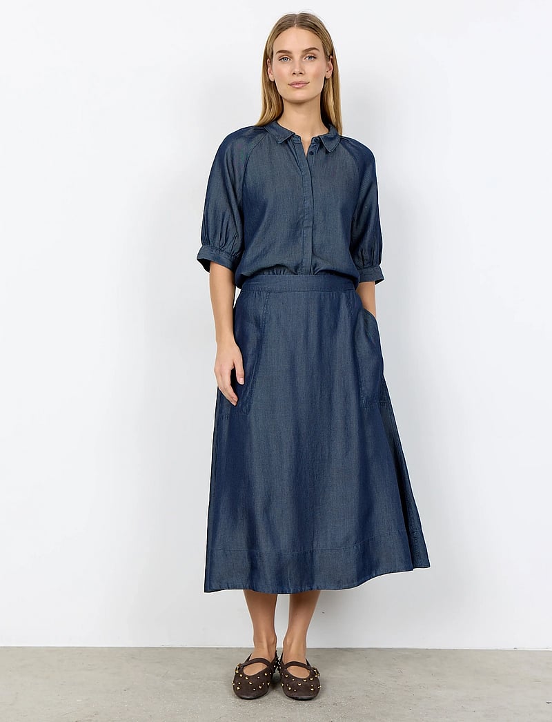 Soyaconcept - SC-LIV - jeanshemden - 2440 raw blue denim - 3