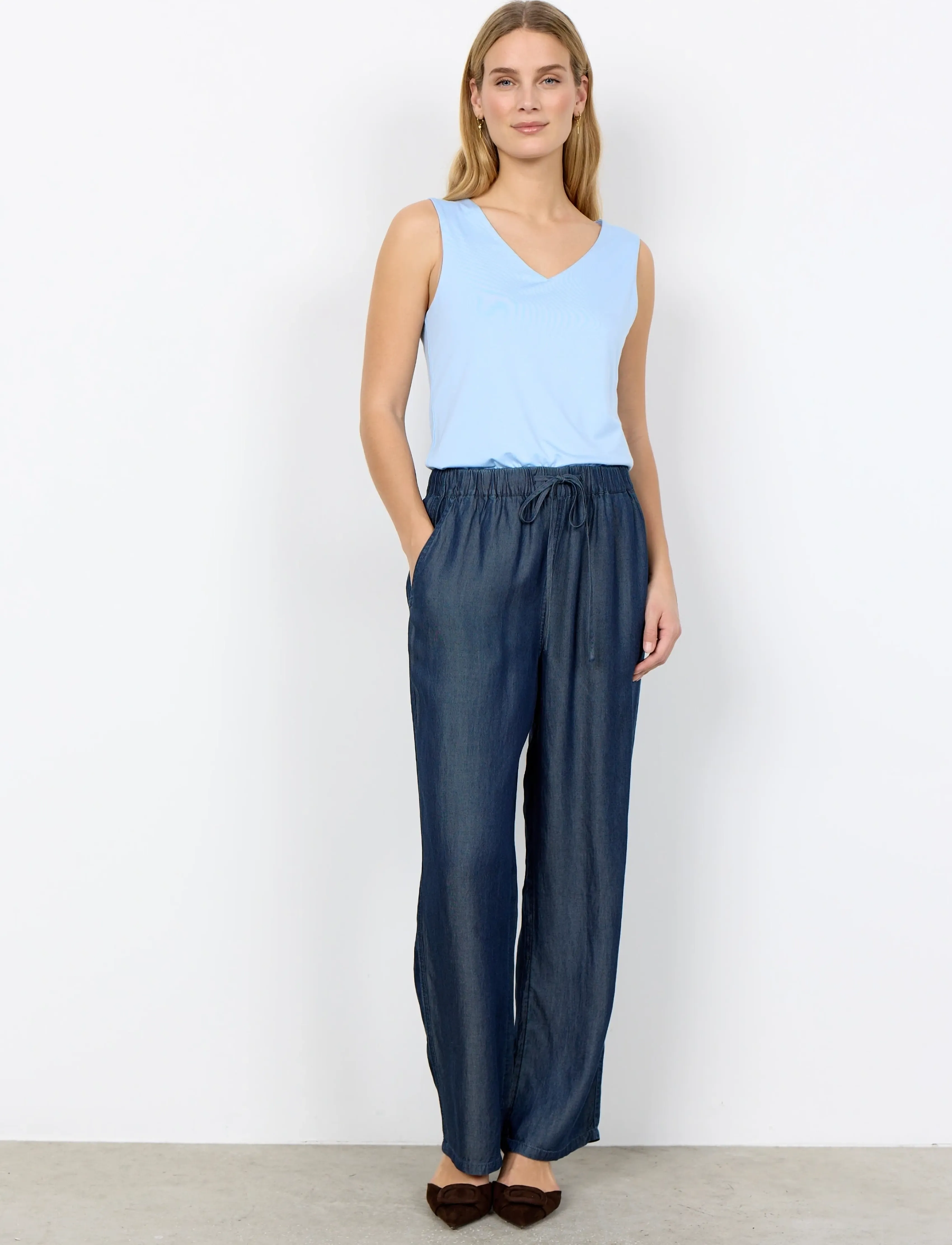 Soyaconcept SC-LIV - Hosen - 2440 RAW BLUE DENIM / blue
