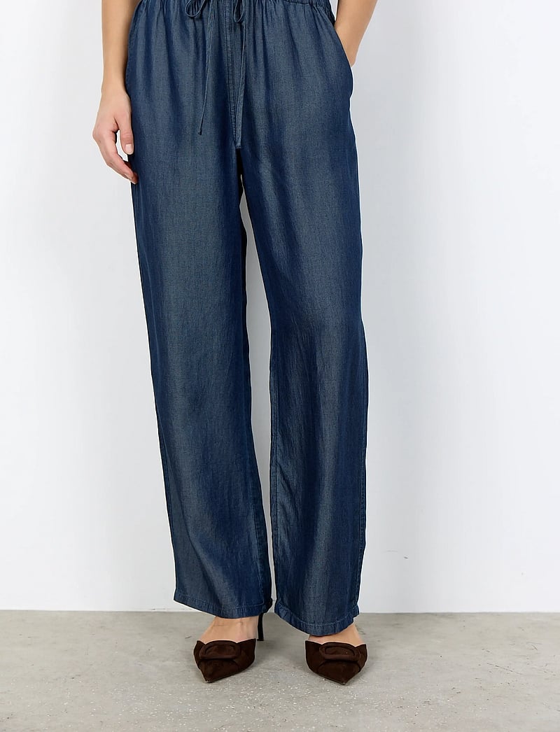 Soyaconcept - SC-LIV - bukser med brede ben - 2440 raw blue denim - 3