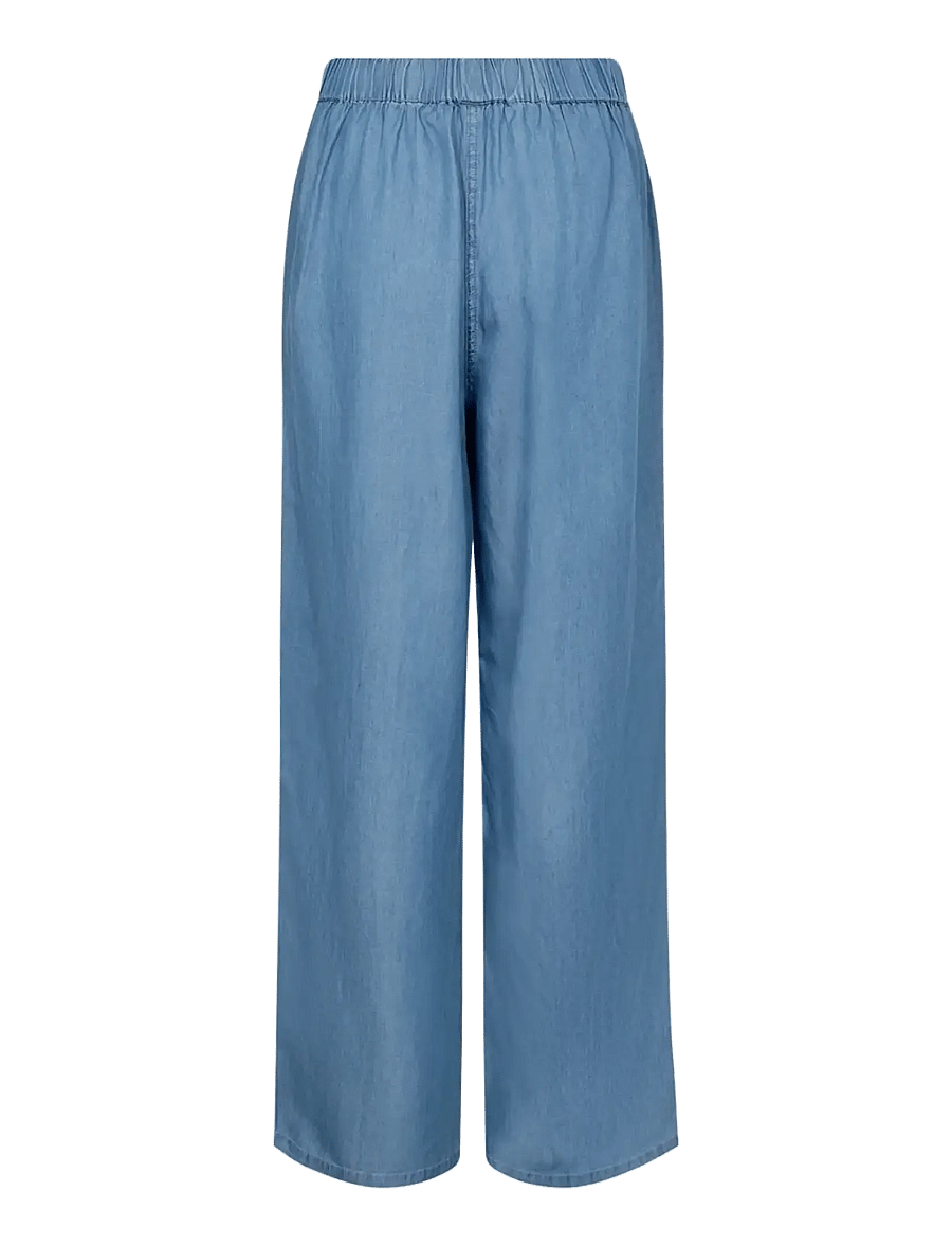 Soyaconcept - SC-LIV - leveälahkeiset housut - medium blue - 2
