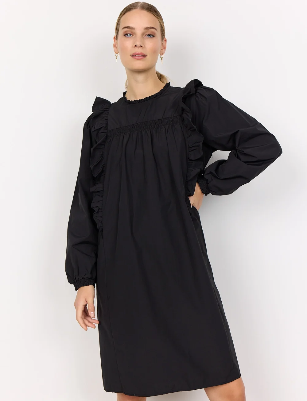 Soyaconcept - SC-NETTI - sukienki do kolan i midi - black - 0