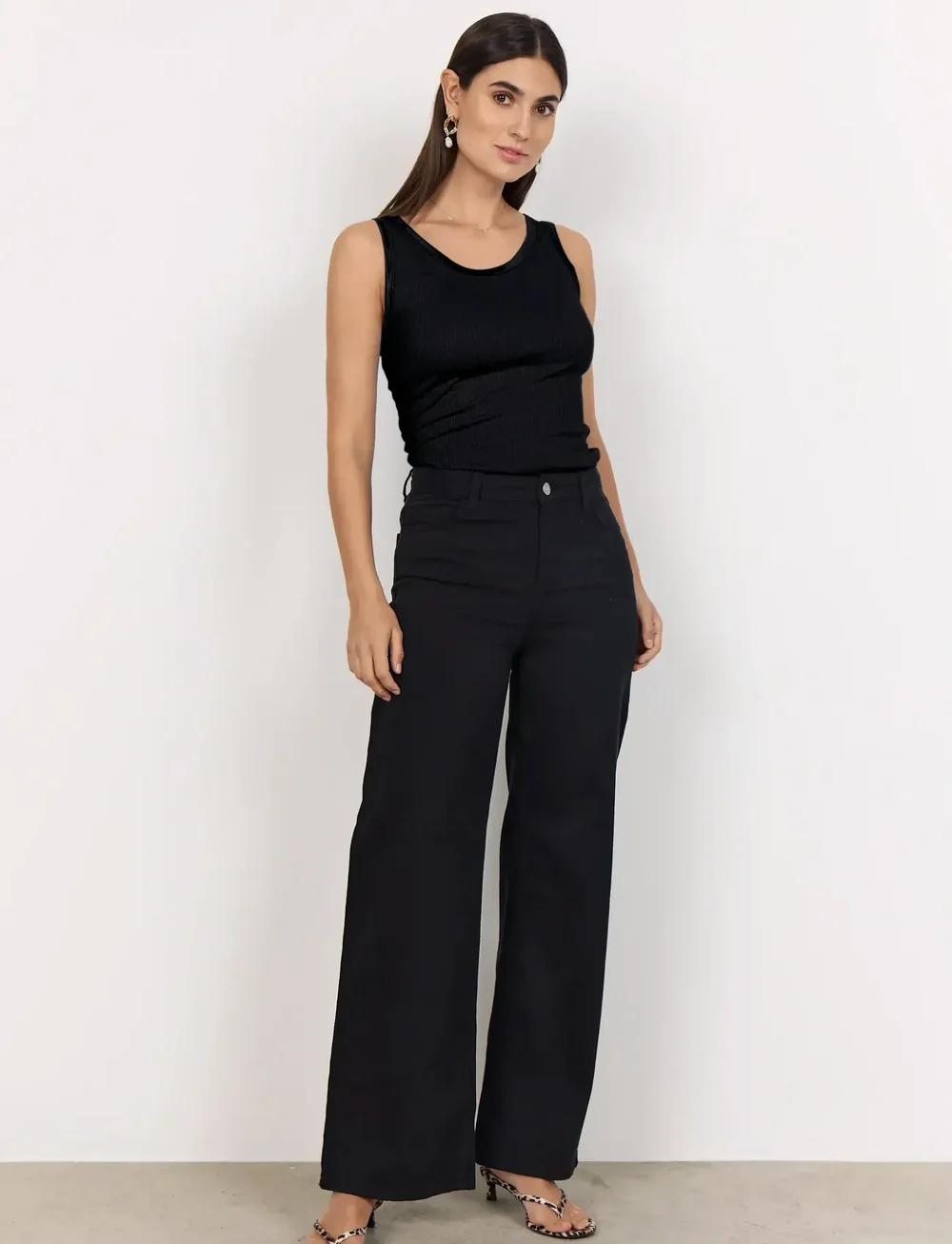 Soyaconcept - SC-ERNA - suorat farkut - 9999 black - 0