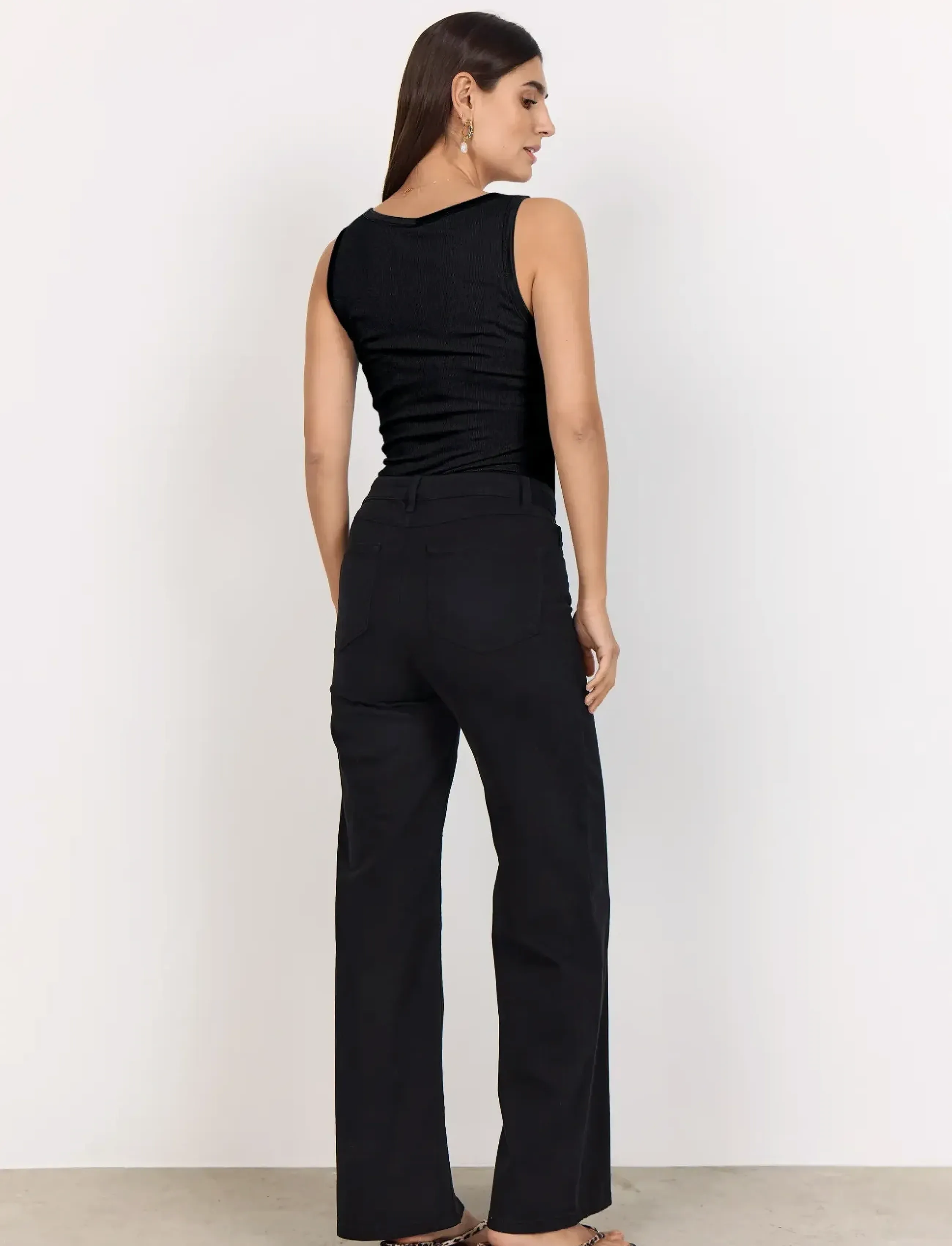 Soyaconcept - SC-ERNA - straight jeans - 9999 black - 3