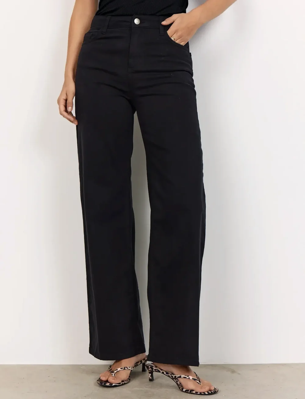 Soyaconcept - SC-ERNA - suorat farkut - 9999 black - 4